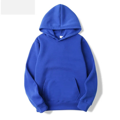 Men's autumn and winter new color solid color multi color optional hooded sweatshirt+pants fashionable casual sports set s-3XL