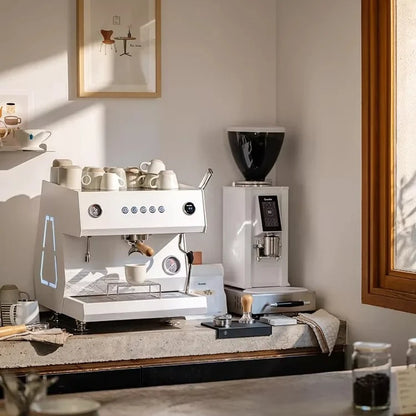 Coffee Machine,CRM3211A Italian,Coffee Maker,Double Head 3‑in‑1,Espresso Machine,Commercial Household Semi-Automatic