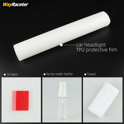 Car Headlight Protective Film Transparent Smoked Black TPU Sticker For BYD Shark 6 2025 2026 Off Road 4X4 Exterior Accessories