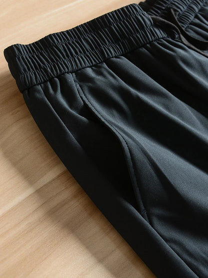 Men's Winter down Pants 90 Duck Feather Filling Windproof Warm Water Resistant Casual Business Style Long Polyester Fabric