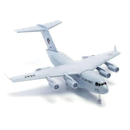 C-17 RC Drone DIY Aircraft Transport Aircraft 373mm Wingspan EPP RC Drone Airplane 2.4GHz 2CH 3-Axis Aircraft Toy for Children