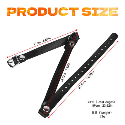 YOCY Mouth Gag Horse Dildo 10 Modes Bullet Vibrator Adjustable Leather Strap Sex Toy For Couple Game Bondage