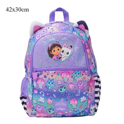 Australia Original Gabby Dollhouse Classic Student Backpack 42cm X 30cm Lunch Bag Pencil Case