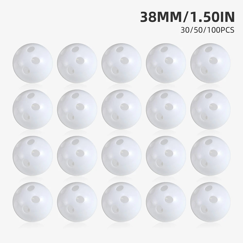 30/50/100pcs Plastic Rattle Bell Balls Squeaker Pet Baby Toys Diy Rattle Beads Noise Maker Repair Fix Dog Plush Doll Accessories