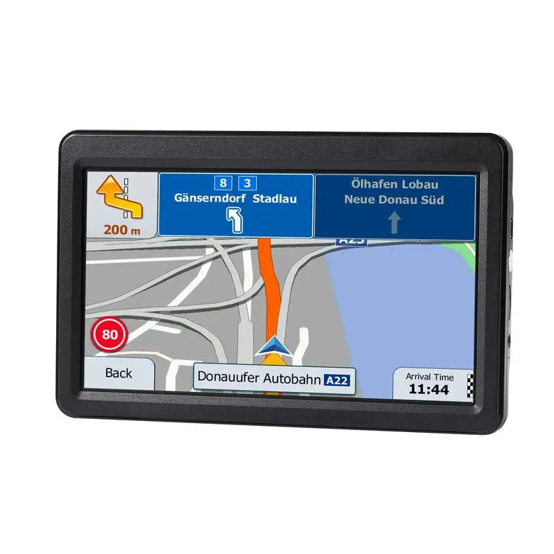 GPS Navigator for Car, 7 inch Touch Screen 16GB GPS Navigation System with Lifetime Map Updates, Voice Turn-by-Turn Guidance, Speed and Red Light Warning, Custom Truck Routing, for Car Truck RV