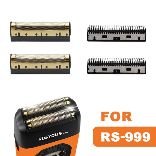 Electric Shaver Repair Accessories Wholesales Original Quality Replacement Double Foiled Blade Net for ROSYOUS RS-999