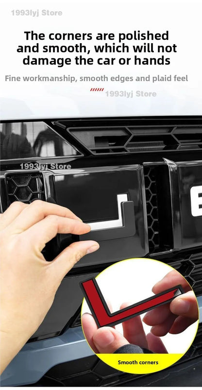 For Chery Jetour Traveller T2 Styling Plastic Rear Emblem Front Grille Badge High-end Decals Auto Exterior Decoration