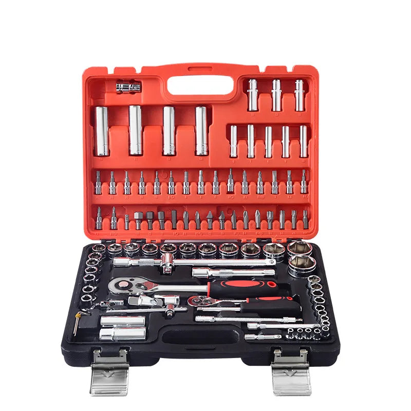 SNJUE Car Repair Tool Set Socket Box Toolbox Kit Emergency Vehicle Tools for Onboard Car Maintenance High Quality Durable Tools