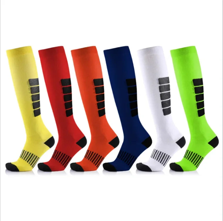 3/5/6 Pairs Compression Socks Exercise Mountaineering Running Sports Socks Elastic Medical Blood Circulation Swelling Nurse Sock