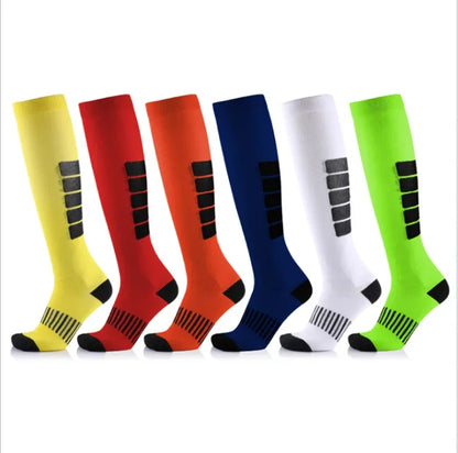3/5/6 Pairs Compression Socks Exercise Mountaineering Running Sports Socks Elastic Medical Blood Circulation Swelling Nurse Sock