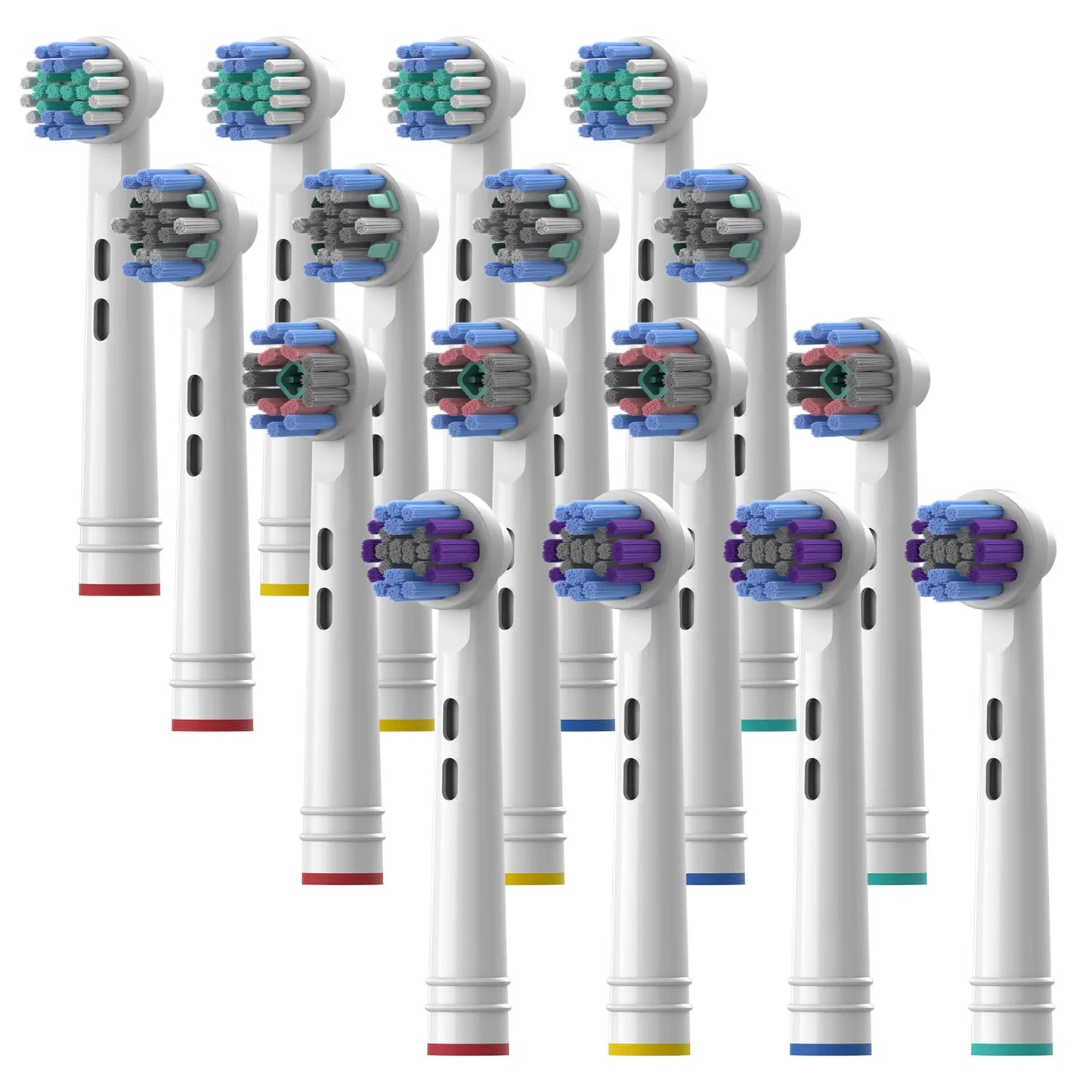 Replacement Brush Heads For Oral Toothbrush -B Fit Advance Power/Pro Health/3D Excel/Vitality Precision Clean BristlesD100 D25