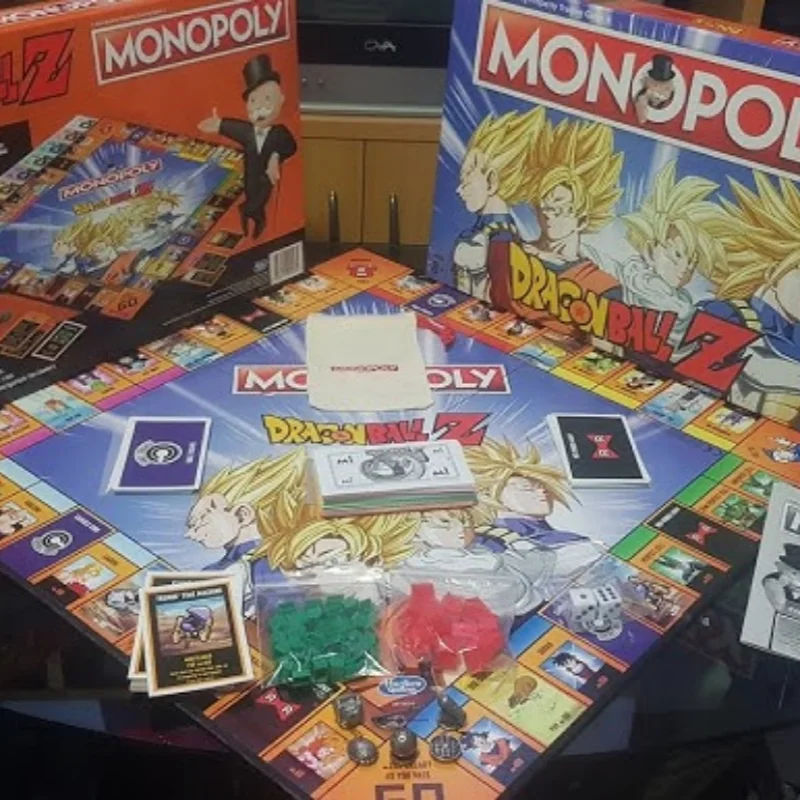 Hasbro Monopoly Dragon Ball Z Edition Board GameCollectible Z Fighter Tokens & Zeni Currency | Family Party Game for 2-6 Players