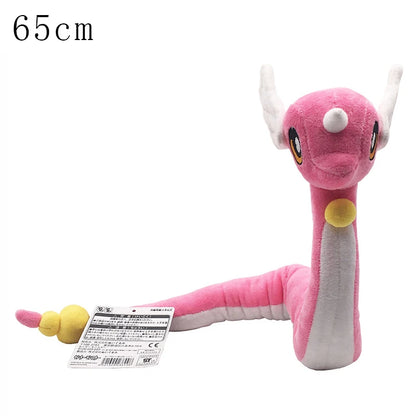 Pokemon Mega Dragonite Holding Dratini Sleeping Vaporeon Flareon Initial Pikachu Peluche Riding Gyarados Lapras Plush Doll