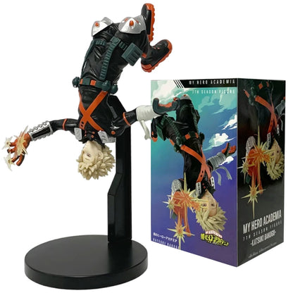11-22cm BANPRESTO My Hero Academia 7TH SEASON FIGURE Katsuki Bakugo Childhood Midoriya Izuku Figure Anime PVC Model Boxed Toys