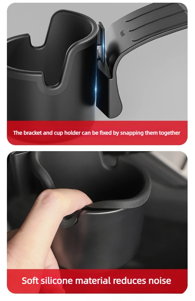 For New Tesla Model Y Juniper 2025+ Model 3 Highland 19-25 Dashboard Water Cup Holder Car Instrument Panel Tidying Phone Holder