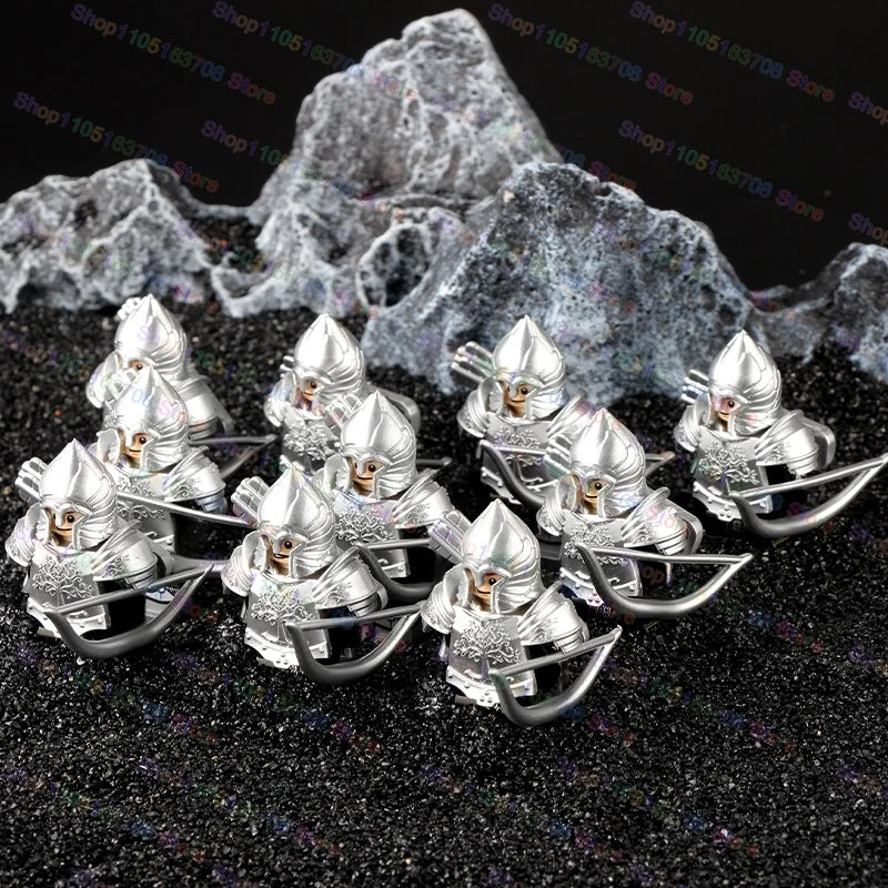 Medieval Knights Building Blocks Warrior Soldiers Crusaders Hospital Teutonic Knight Legion Figures Block Toys Accessories
