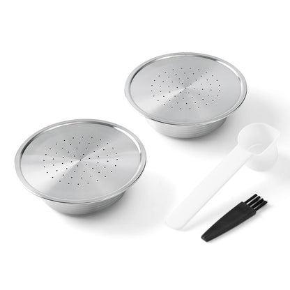 Reusable Coffee Capsule Pods for Senseo HD7801 Rich Crema Refillable Filters Cup Stainless Steel Metal Coffee Accessories