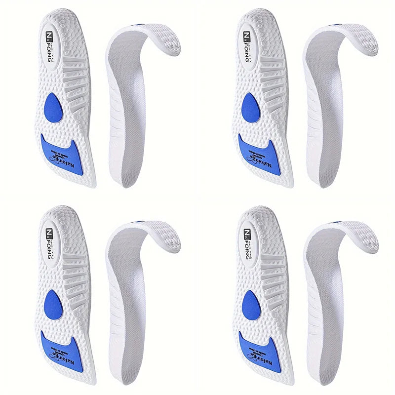 1/4/8Pairs Sports Insole Orthotic Arch Support Flatfoot Running Insoles for Shoes Sole Orthopedic Insoles For Feet Ease Pressure