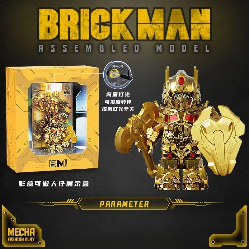 Optimus Transformers Blocks Small Particles MOC Megatron Children's Assembly Toy Bumblebee Model Desktop Ornament Holiday Gifts