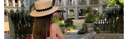 Thai Vacation Style Off-Shoulder Wrap Dress Women's Summer Design Sensation Waist-Cinching Tube Top Long Dress