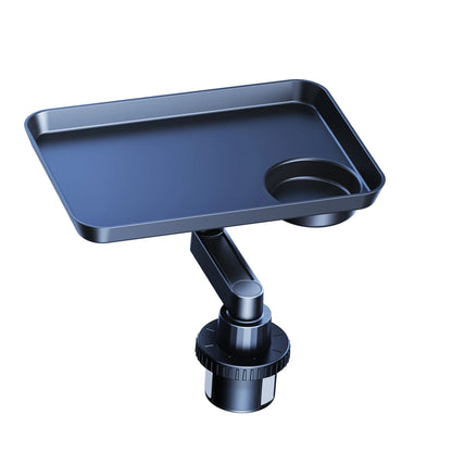 Eary Car Cup Holder Tray Table Swivel Car Food Tray Table for Front/Rear Seat for Eating Drinking Sauce Holder for Car Road Trip