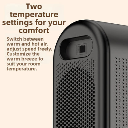 Space Heater Indoor Portable Electric PTC Heater Desktop Fast Warming Bedroom Office Sitting Room Instant Heating Space Heater
