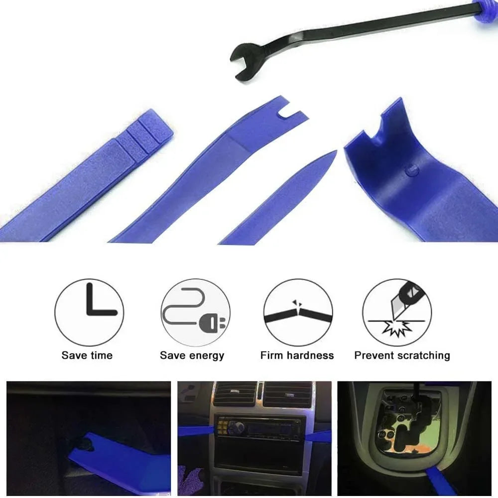 5pcs Car Disassembly Tool Kit Car Hand Tool Set Stereo Repair DVD Repair Tool Dashboard Removal Interior Plastic Trim Panel