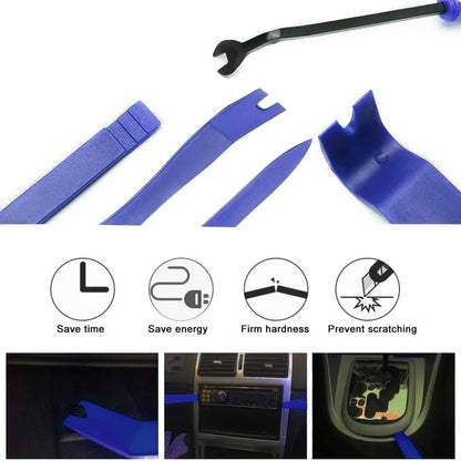 5pcs Car Disassembly Tool Kit Car Hand Tool Set Stereo Repair DVD Repair Tool Dashboard Removal Interior Plastic Trim Panel