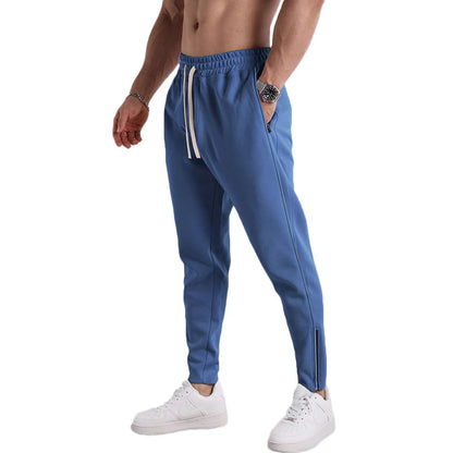 New Solid Color Sweatpants Casual Workout Pants Autumn 1/2Pcs Lightweight Cargo Trousers Outdoor Gym Fitness Drawstring Trousers