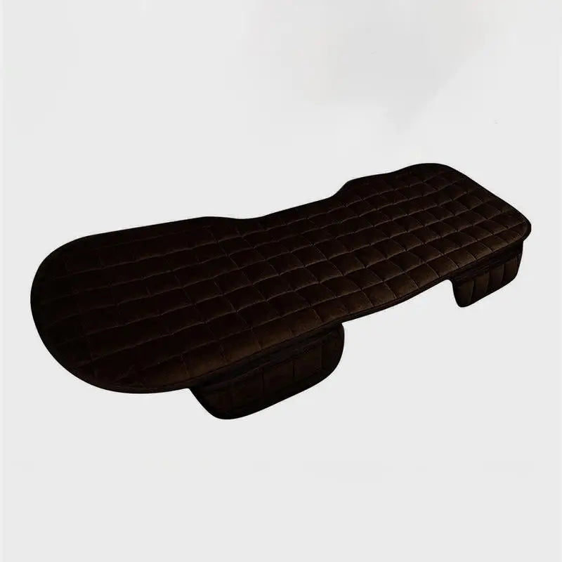 Car Seat Cover Front Rear Flocking Cloth Cushion Non Slide Winter Auto Protector Mat Pad Keep Warm Universal Fit Truck Suv Van