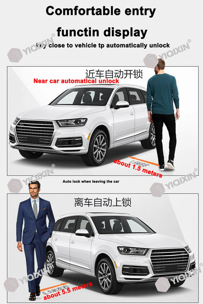 HS688 Universal Smart LCD Car Key For BMW Audi Benz KIA Lexus Jaguar Nissan Hyundai Honda Toyota Ford Renault Comfortable Entry
