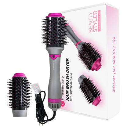 Multi-Function Hair Electric Hot Air Brush  Anti-scalding   Professional Hair Tools Negative Ion Blower Hair  Hair Curler