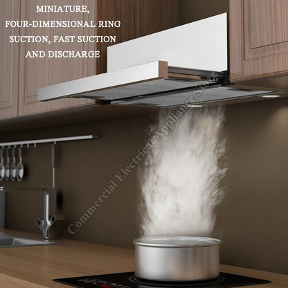 Pull-Out Range Hood  Home Use Built-In 600MM Mini Internal Circulation Range Hood