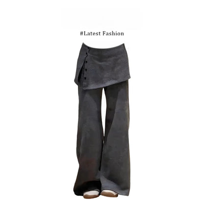 Winter 2025 Slimming High-End Woolen Coat Women's Casual Pants Two-Piece Set Fashionable Korean Style Warmth Comfortable Fit
