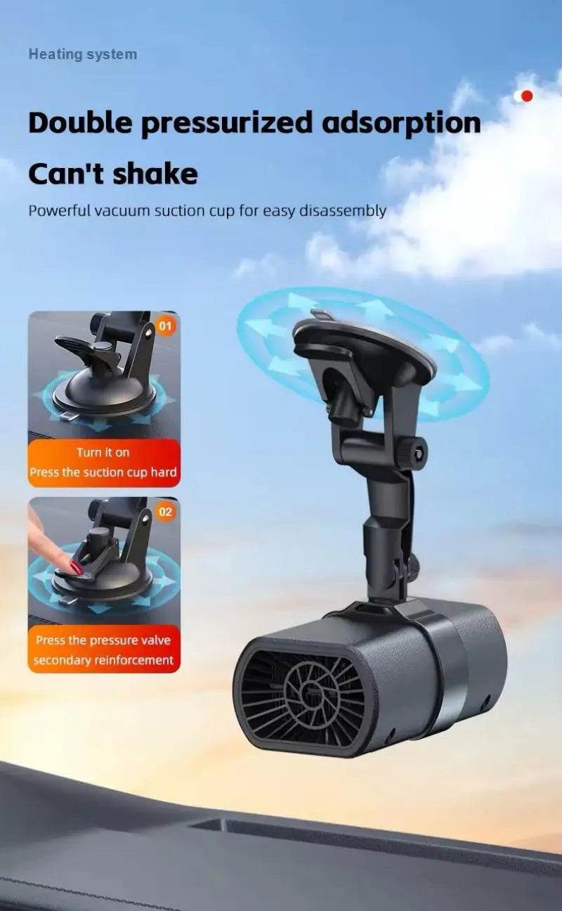 Mini 12V Car Heater USB/Cigarette Lighter Portable Fast Heating Cup Holder Design For Cab Truck RV Winter Travel Emergency Kit