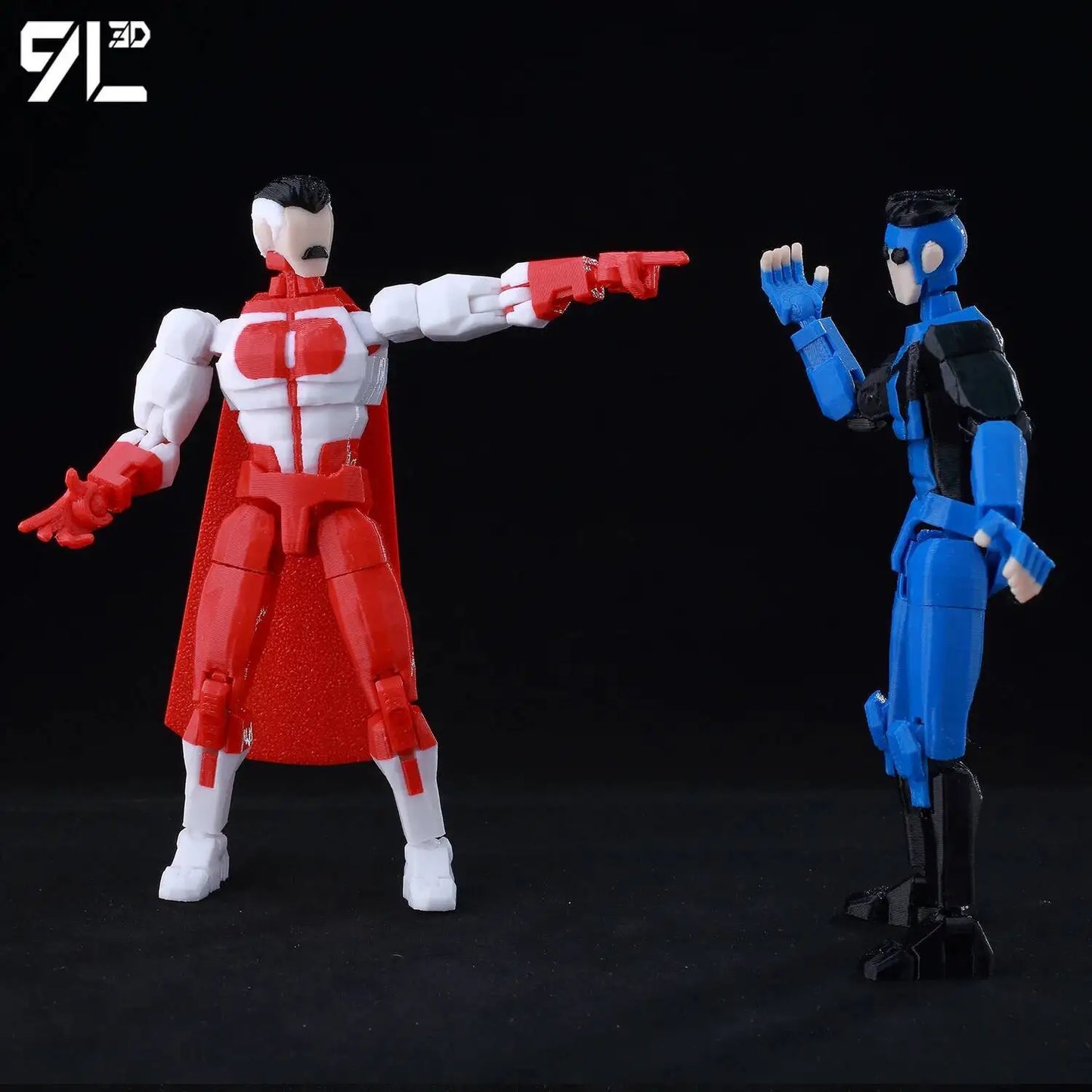 9L3D Printed Superheroes Invincible 2.0 Anime Multi-Jointed Shapeshift Toys Action Figures Mannequin Model Ornaments Gifts