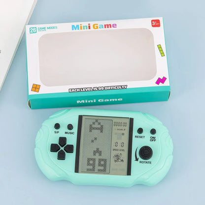 1/2/3 PCS Handheld Brick Game 26 Games Macaron Color Kids Giveaway Prize Small Toy