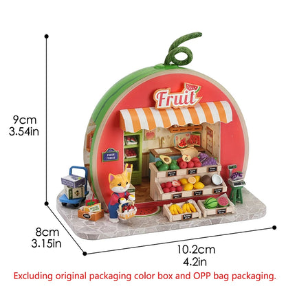 New Diy Doll Miniature House Kit Wooden Casa Dollhouse With Furniture Light Home Handmade Assembly Miniature Toys Birthday Gifts