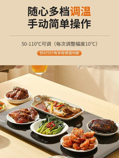 220V Multifunctional Electric Beverage Warmer, Constant Temp Heating Preservation Board for Home Use LYH