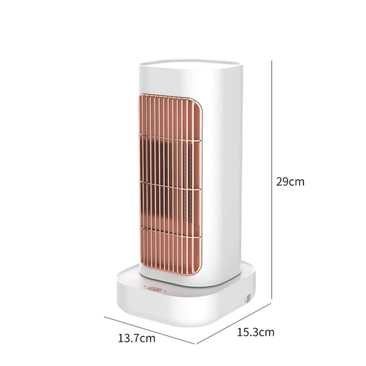 Space Heater Electric Quiet Mini Desktop Heater Overheat Protection Portable Heater Adjustable for Dorm Room Indoor Use