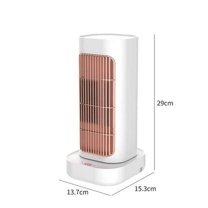 Space Heater Electric Quiet Mini Desktop Heater Overheat Protection Portable Heater Adjustable for Dorm Room Indoor Use