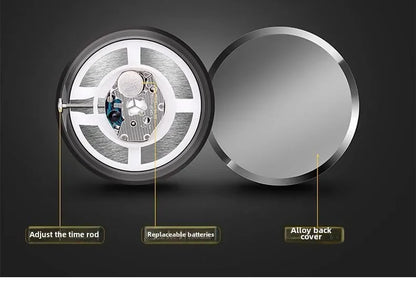 1pc Car Mini Clock Quartz Clock  Night For Audi  Sline A3 A4 A5 A6 A6L A7 A8 Q3 Q5 Q7 S3 S4 S5 RS3 RS4 RS6