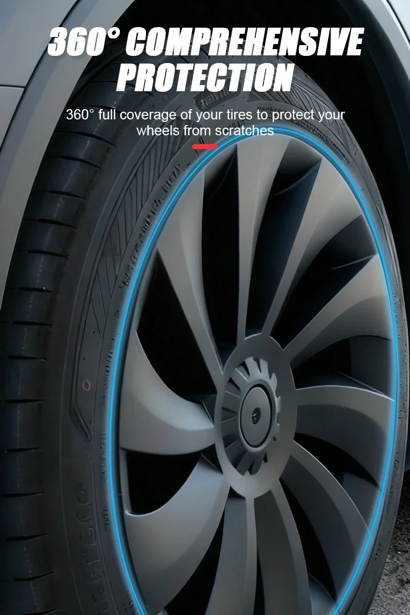 Car Wheel Cover For Tesla New Model Y Juniper 19 Inch Tire Hub Cap Performance Replacement Crossflow Full Rims Accessories 2025