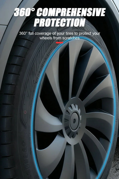 Car Wheel Cover For Tesla New Model Y Juniper 19 Inch Tire Hub Cap Performance Replacement Crossflow Full Rims Accessories 2025