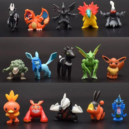 Small Size 48/72/96/120/144pcs Pokemon Anime Action Toy Figures Doll Model Colletion Toys For Children