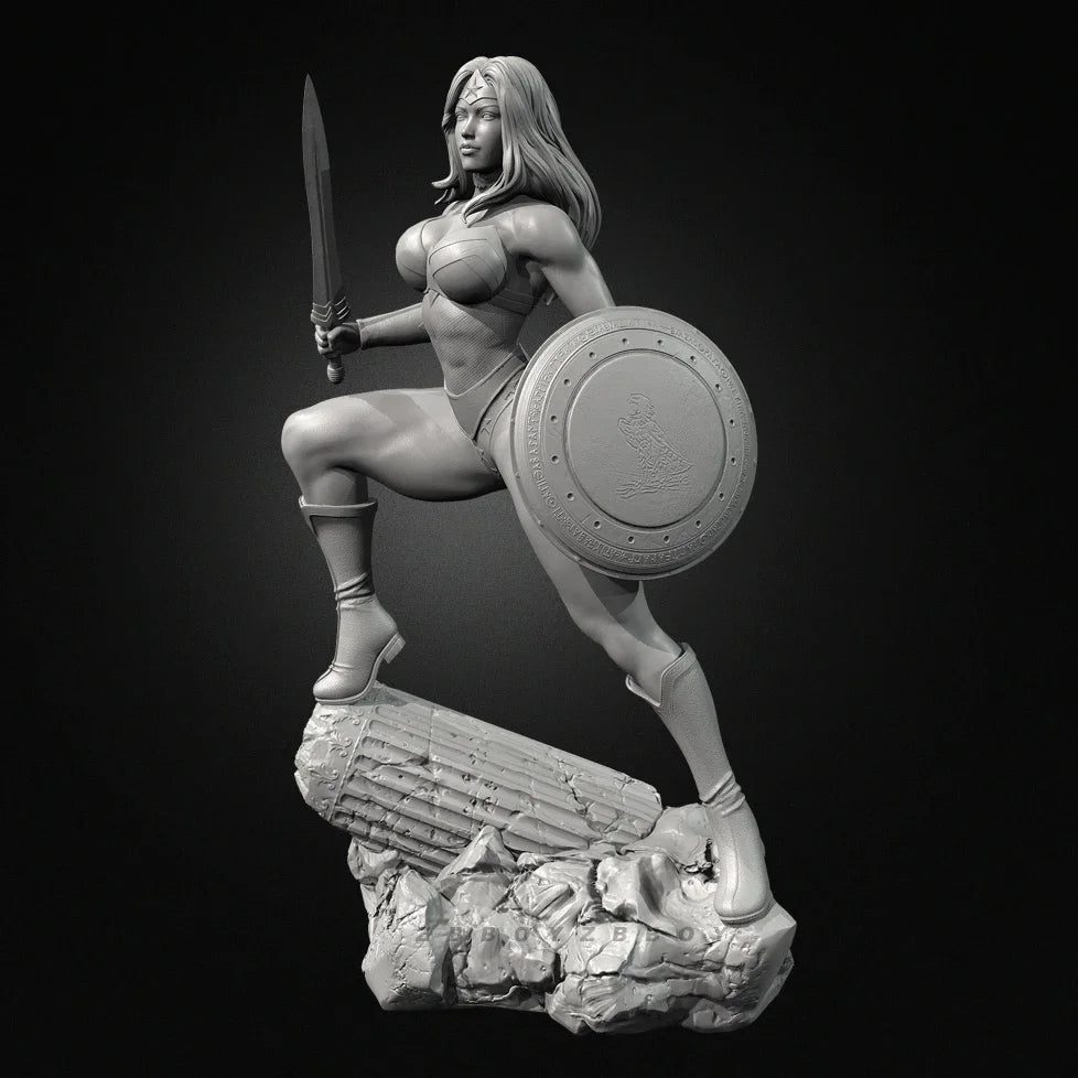 The height of man 38mm 50mm 75mm Resin model kits colorless and self-assembled TD-7499 /3D