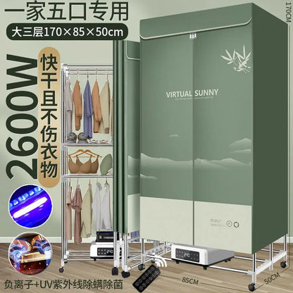 Foldable Household Sterilizing Dryer | Large-Capacity Quick-Dry Clothes | Compact Laundry Artifact