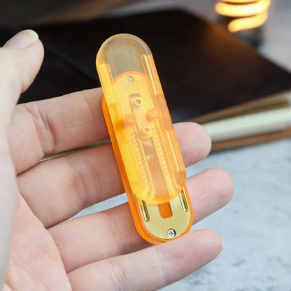 PMMA Mechanical Push Fidget Slider Stress Relief EDC Fidget Toy ADHD Concentration Toy Idea Office Relaxation Gadget Adult Gift