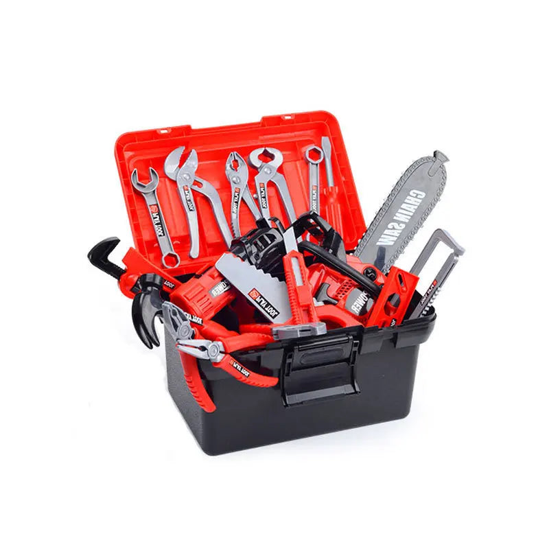 Repair Tool Set Pretend Play Toy Playset Power Drill Screwdriver for Build Simulated Construction Toys Birthday Gift