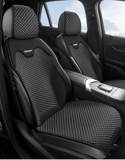 Universal Ice Silk Car Seat Cushion Breathable Seat Cover Sweat Absorption Cool Cushion Universal Split Single Sitting Rear Set